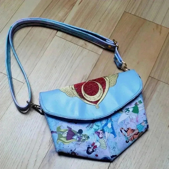 Sailor Moon Disney Collaboration Skye Crossbody Bag Purse Anime Cosplay - Picture 1 of 8
